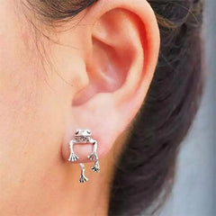 Retro Frog Earrings Jewelry