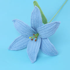 Lily Flower Branch Crocheted Bouquet