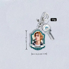 Kpop Lightstick Acrylic Keychain Bag Pendant
