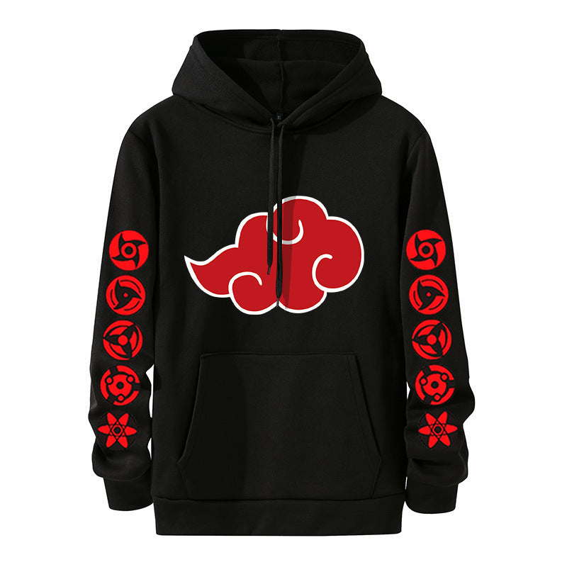 Unisex Anime Graphic Print Casual Hoodie