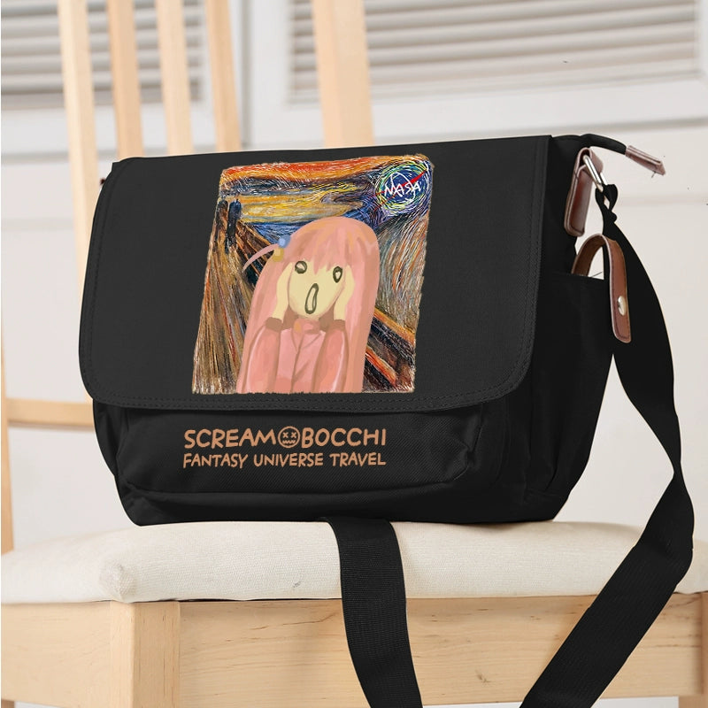 Bocchi Anime Shoulder Messenger Bag