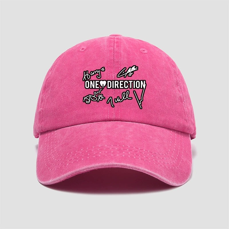 Group 1D Signature Baseball Cap