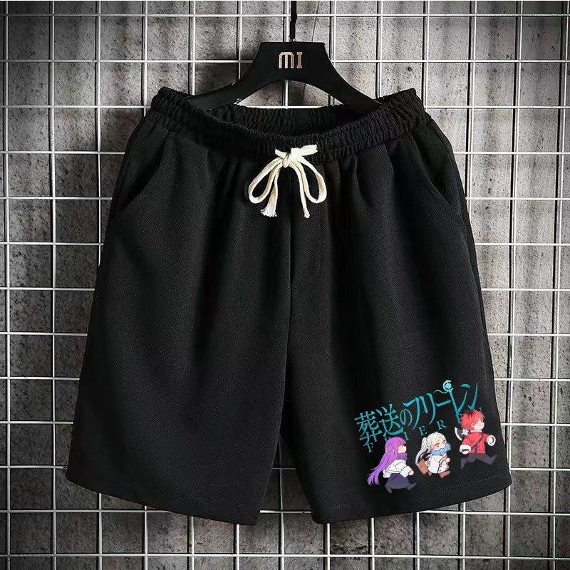 Men's Trendy Anime Loose Casual Shorts