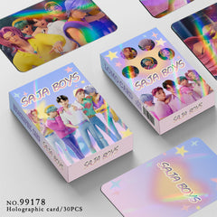 30PCS SAJA BOYS Laser Photocard