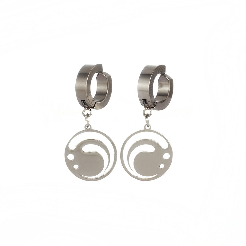 Seven Elements Stainless Steel Earrings