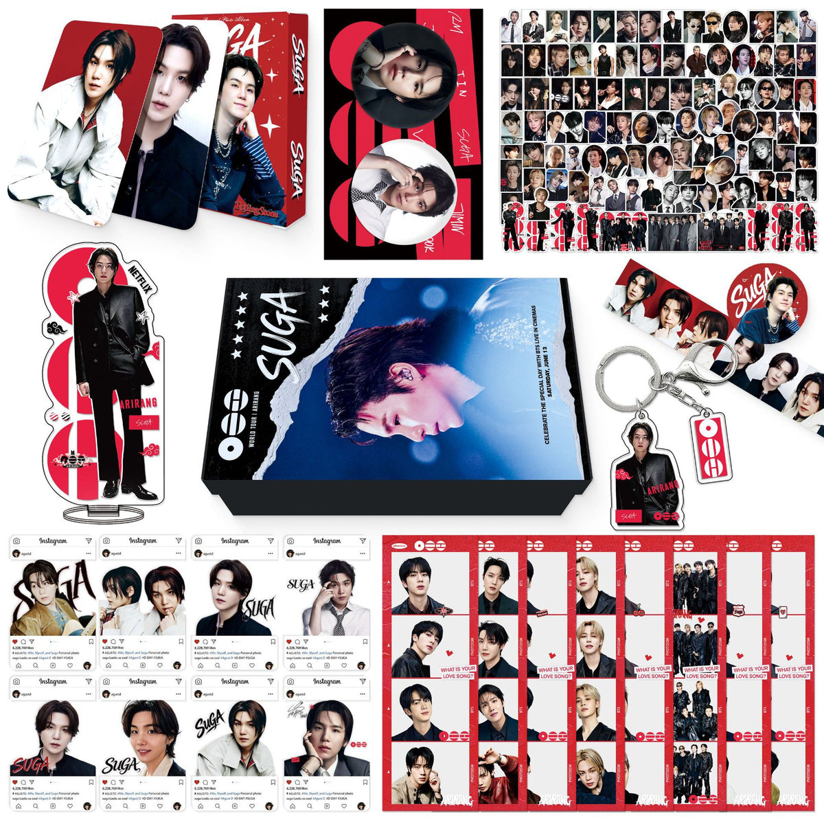 Suga V JIMIN JK Arirang Gift Box Kit