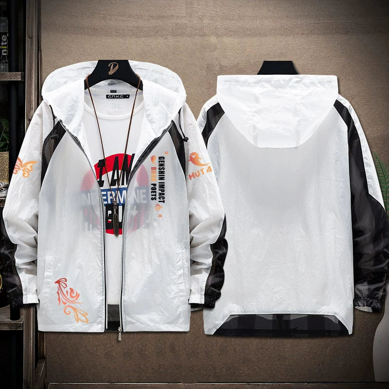 Trendy Game Sunscreen Thin Zipper Jacket