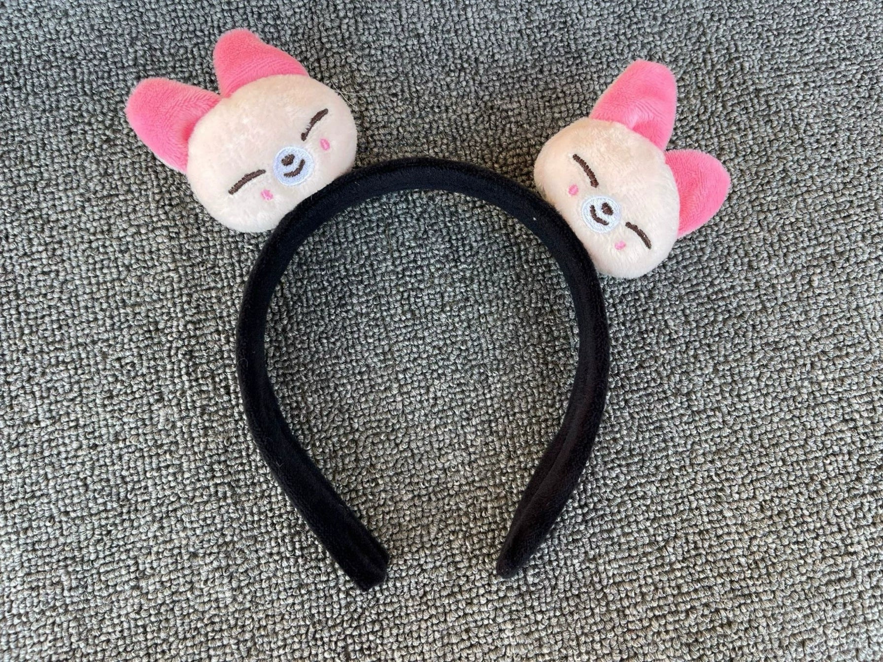 Kpop Members Cartoon Characters Plush Headband