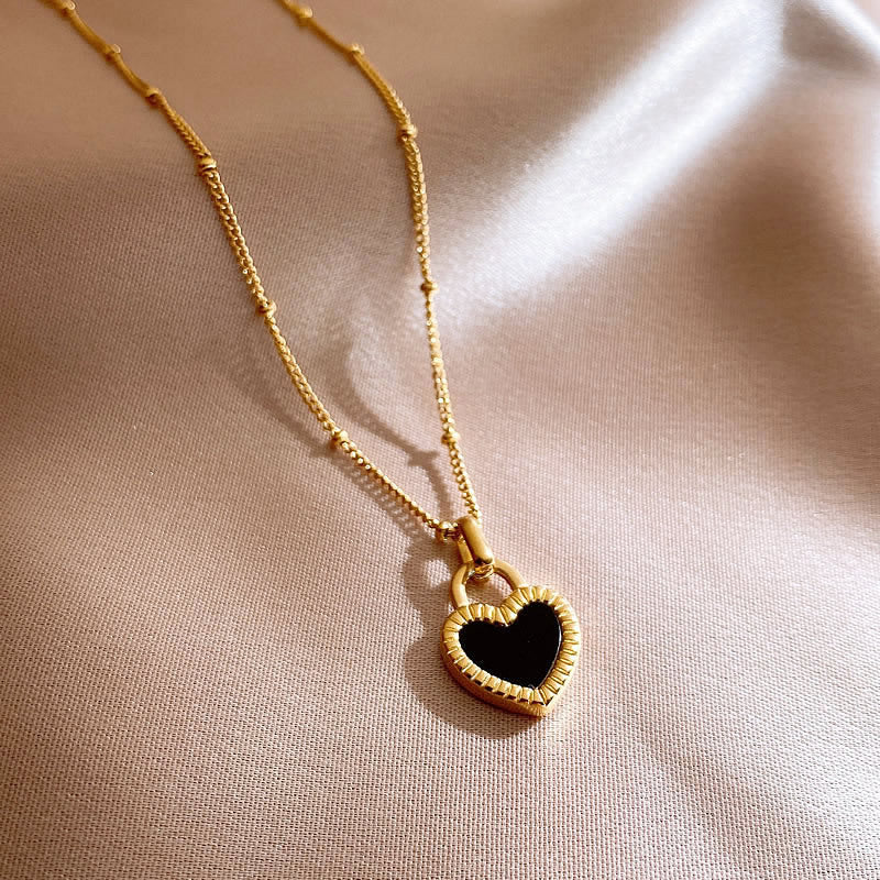 Vintage Heart Pendant Necklace