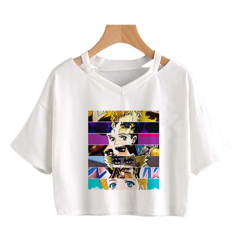 Chic Girls Jojo Printed Crop Top T-shirt