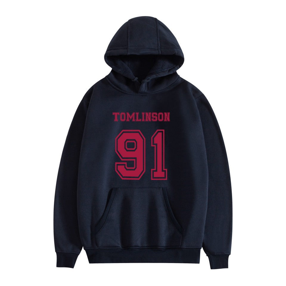 Unisex Louis Graphic Loose Pullover Hoodie