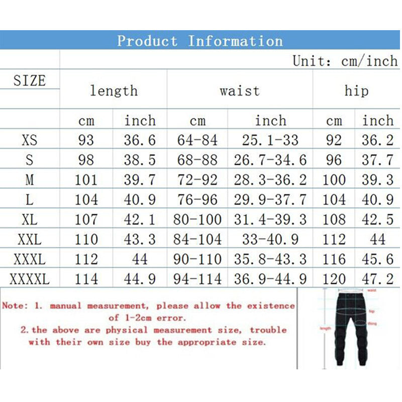 Casual Anime Printed Black Sports Pants