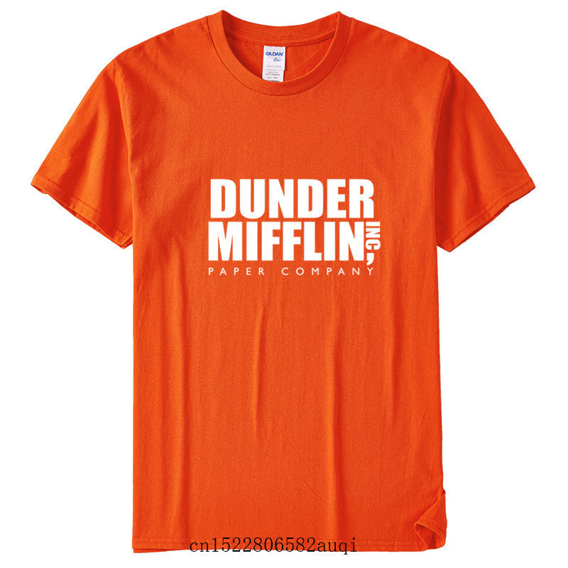 DUNDER logo Print Cotton T-Shirt