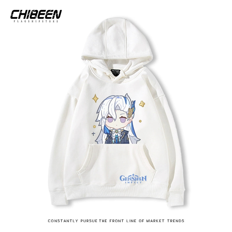 Unisex Game Cartoon Print Casual Hoodie