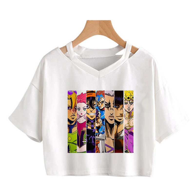 Chic Girls Jojo Printed Crop Top T-shirt