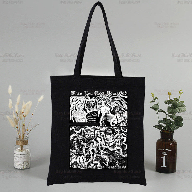 Guts Anime Printed Canvas Tote Bag