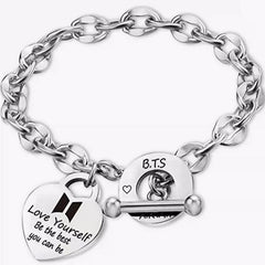 BANGTAN ARMY Titanium Steel Buckle Bracelet