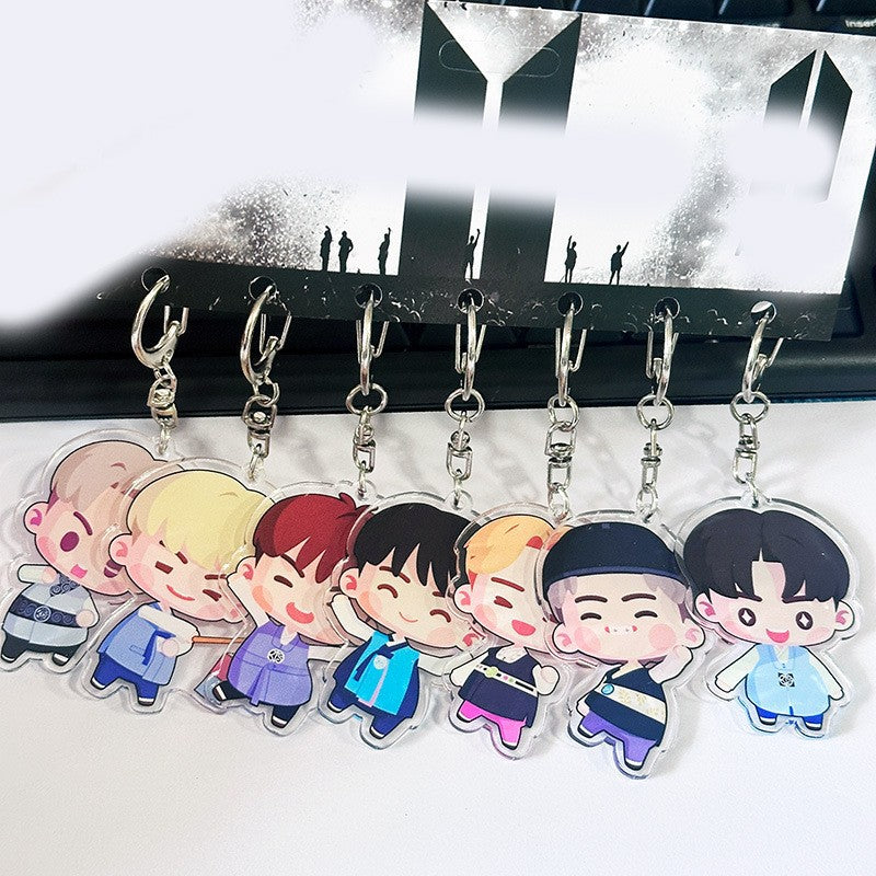 BANGTAN Tour Break Acrylic Keychain Set