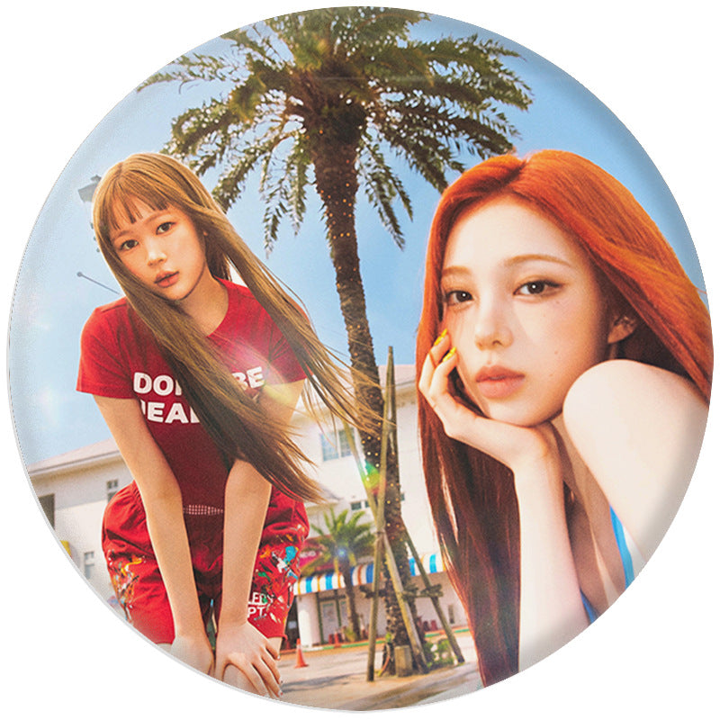H2H Album "Lemon Tang" Tinplate Badge Mirror Keychain