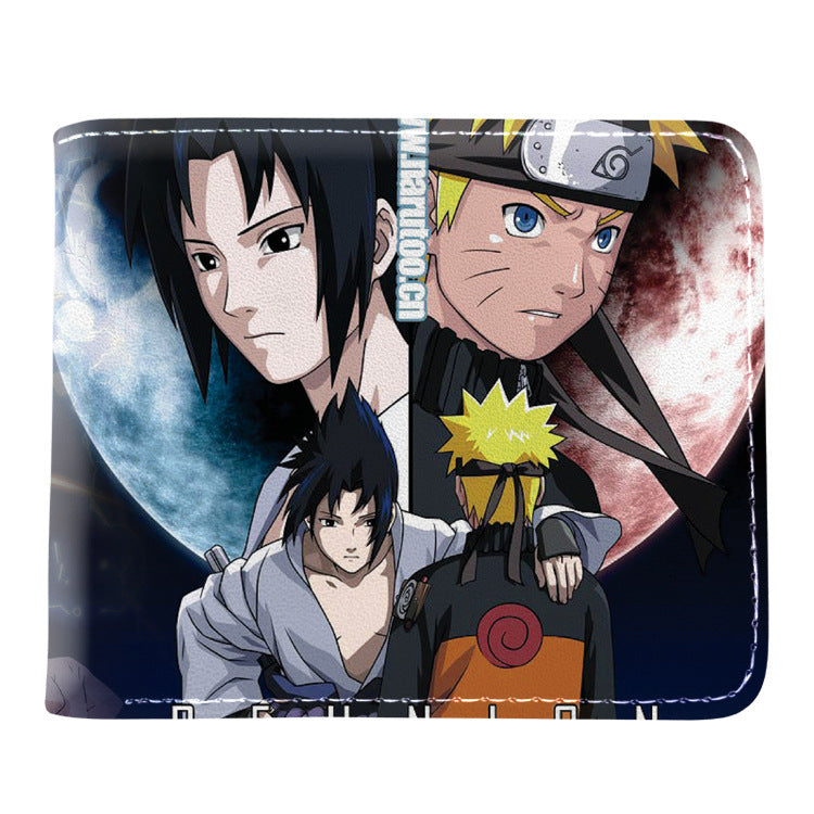 Trendy Anime Sasuke Folding Wallet