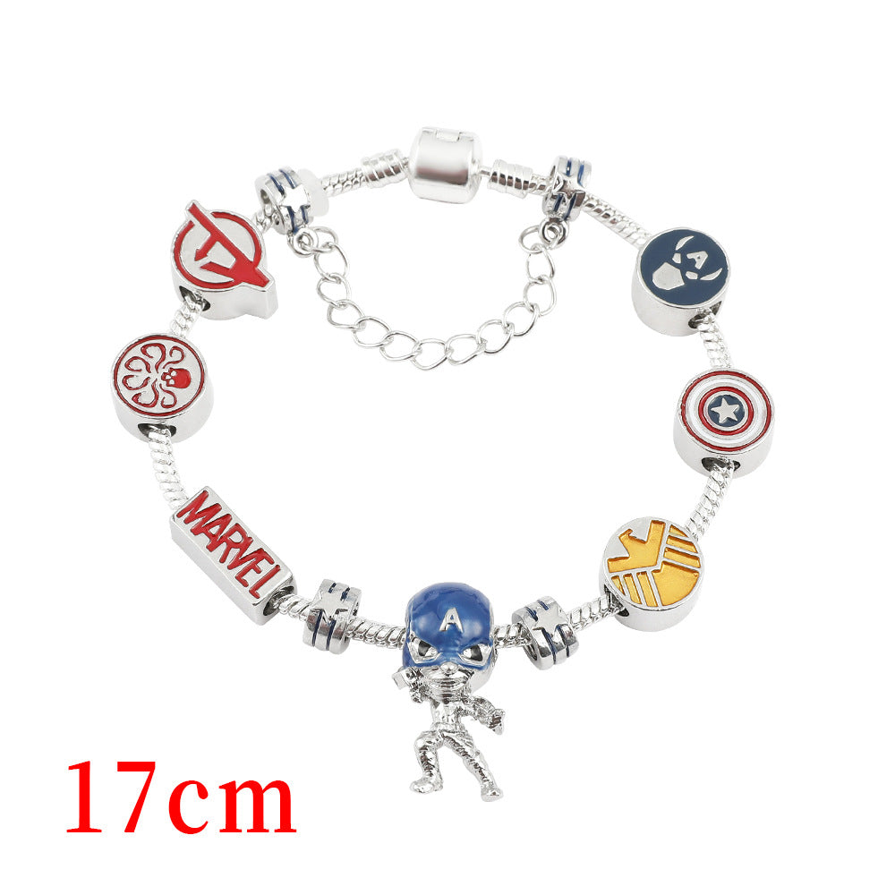 Chic Comic Beaded Bracelet