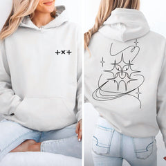 TXT LOGO Print Women's Casual Hoodie