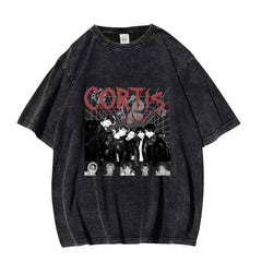 Cortis Poster Cotton Washed Short-sleeved T-shirt