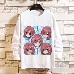 Women's Anime Print Long-sleeved T-shirt
