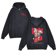 Unisex Dandadan Anime Washed Hoodie