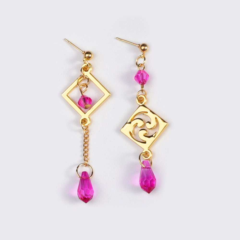 Trendy Seven Elements Game Earrings