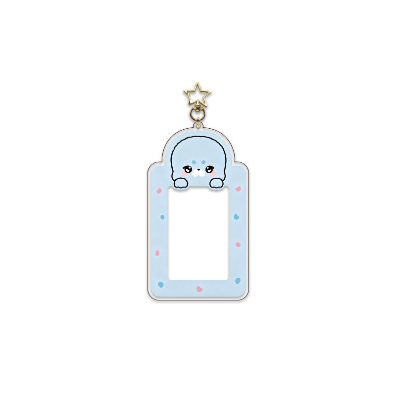 RESCENE Cartoon Card Holder Keyring