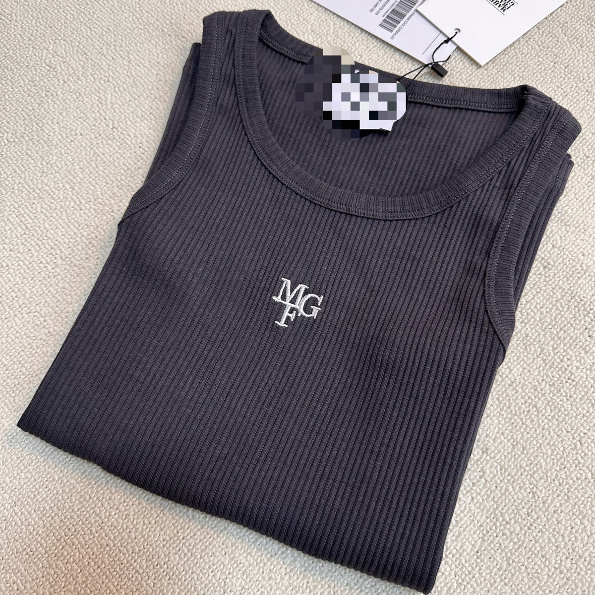 Trendy Embroidered Round Neck Elastic Vest