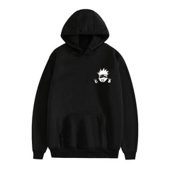 Unisex Cute Gojo Loose Casual Pullover Hoodie