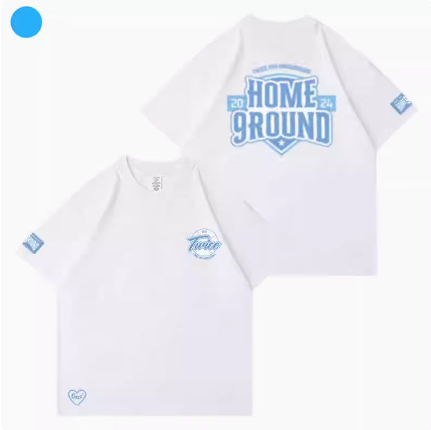 KPOP LOGO Printed Short Sleeve T-Shirt