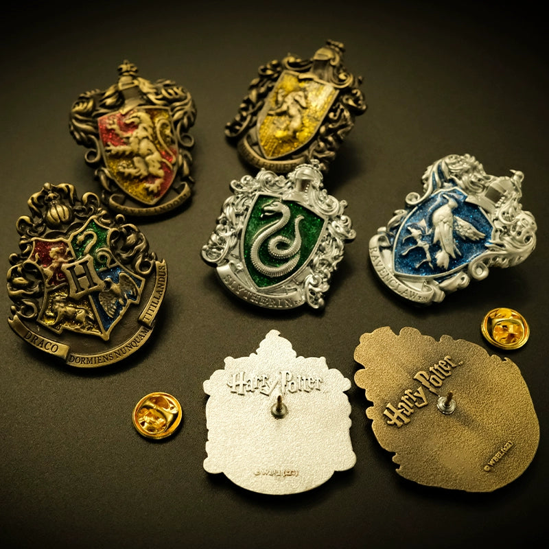 Hogwarts Slytherin Brooch Metal Badge