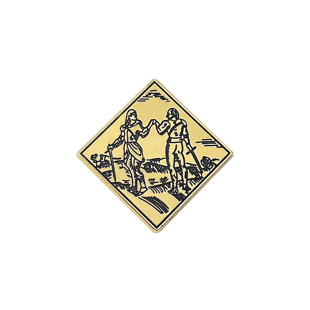 Chic Game Badge Metal Brooch