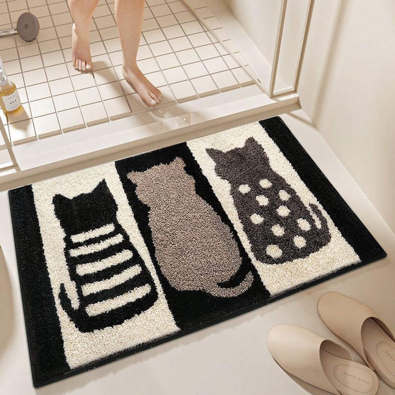 Adorable Happy Frog Bath Mat