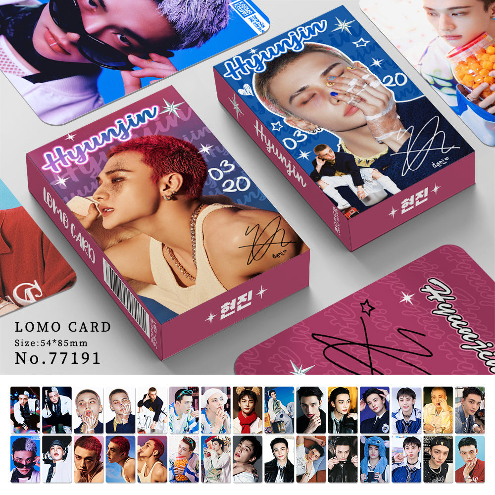 30PCS Felix Han Hyunjin LOMO PhotoCards