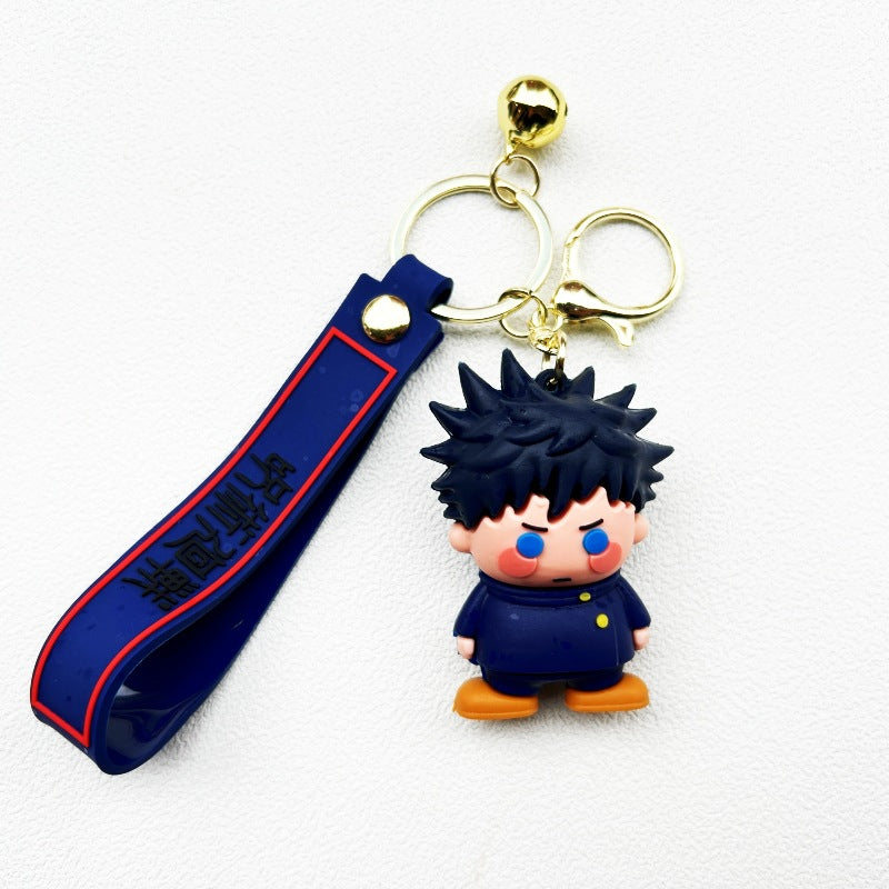 Anime Figure Soft Rubber Keychain Pendant