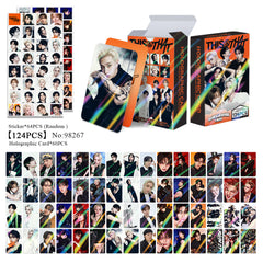 124PCS SKZ Album THIS & THAT Holographic Photocard Sticker