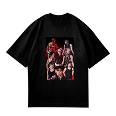 KPOP Poster Print Short Sleeve T-shirt
