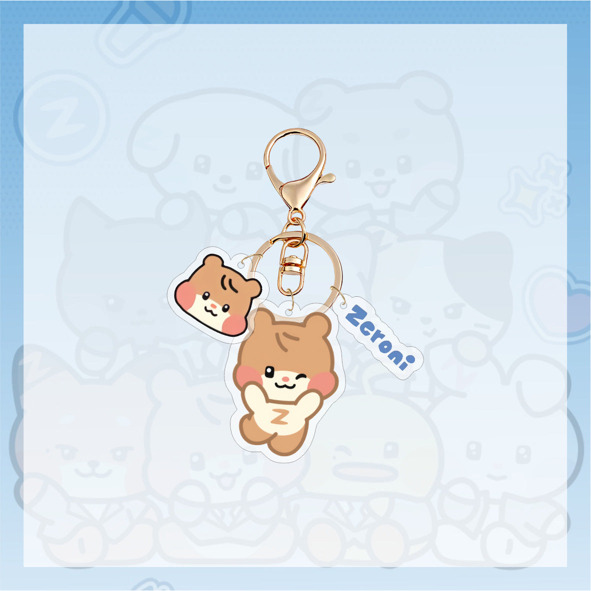 KPOP Cartoon Zeroni Keychain Bag Pendant