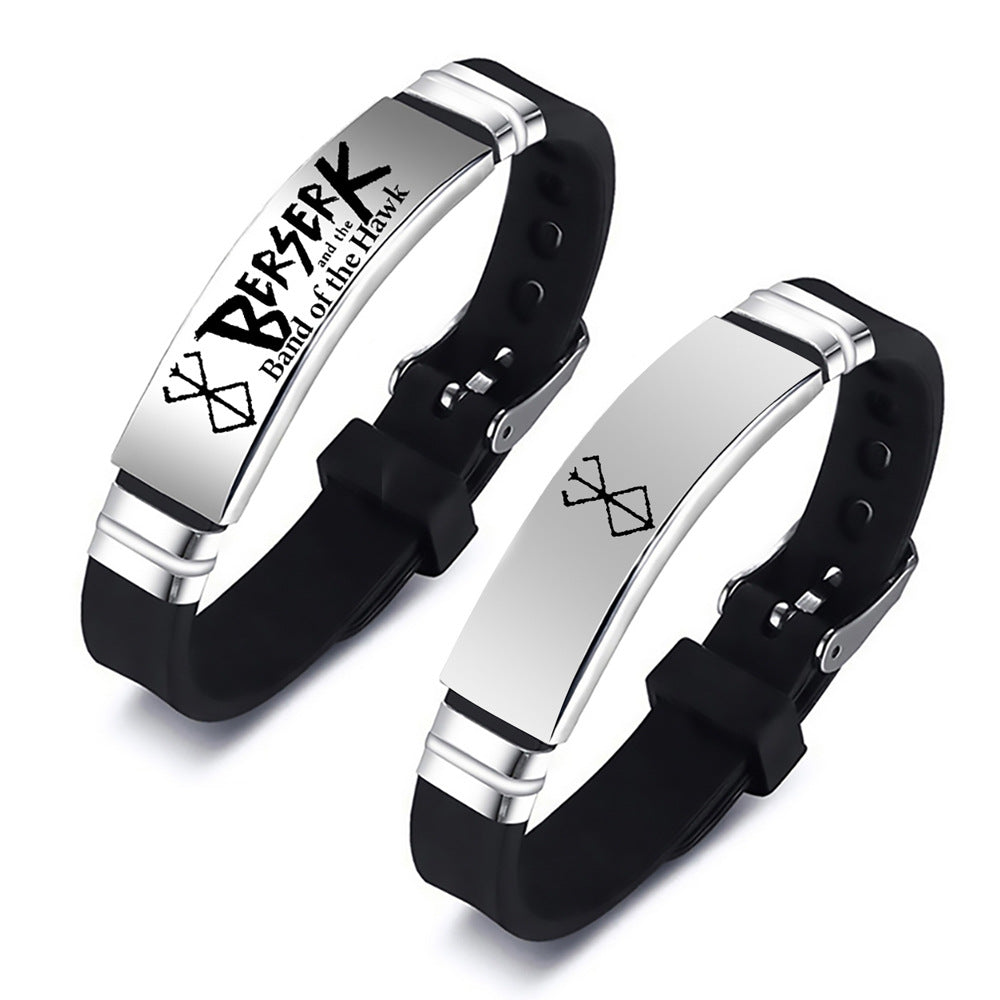 Anime Logo Stainless Steel Bracelet