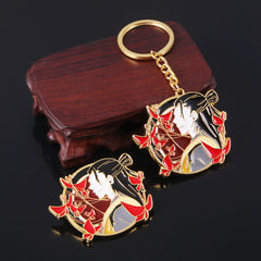 Anime COS Metal Keychain Brooch Badge