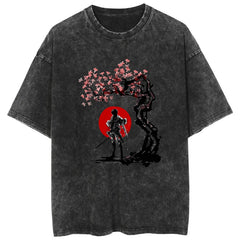 Unisex Levi Anime Cotton Washed T-Shirt