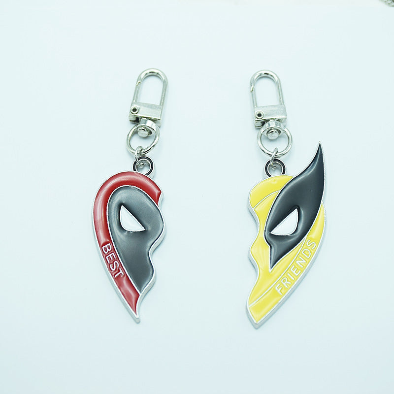 Deadpool and Wolverine Couple Necklace Accessories