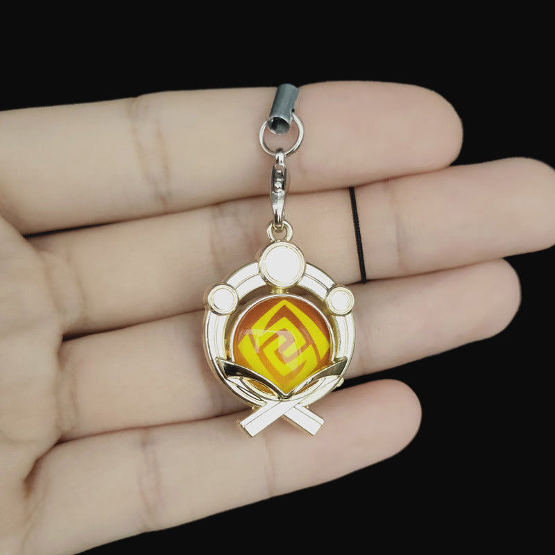 Chic Game Elements Shape Bracelet Keychain Pendant