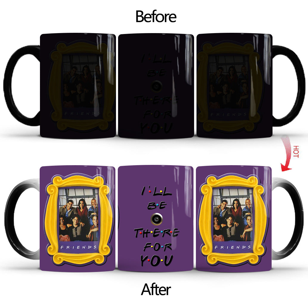 Creative Friends Color-changing Coffee Mug