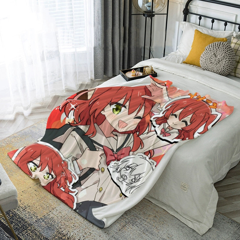 Cute Anime Flannel Blanket