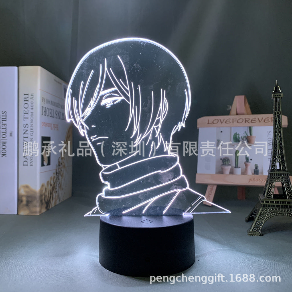Colorful Anime Acrylic 3d Night Light